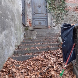 Sabato 12.3.2022: primi interventi in Via della Breccia nei presso del Convento