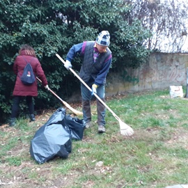 Sabato 12.3.2022: primi interventi in Via della Breccia nei presso del Convento